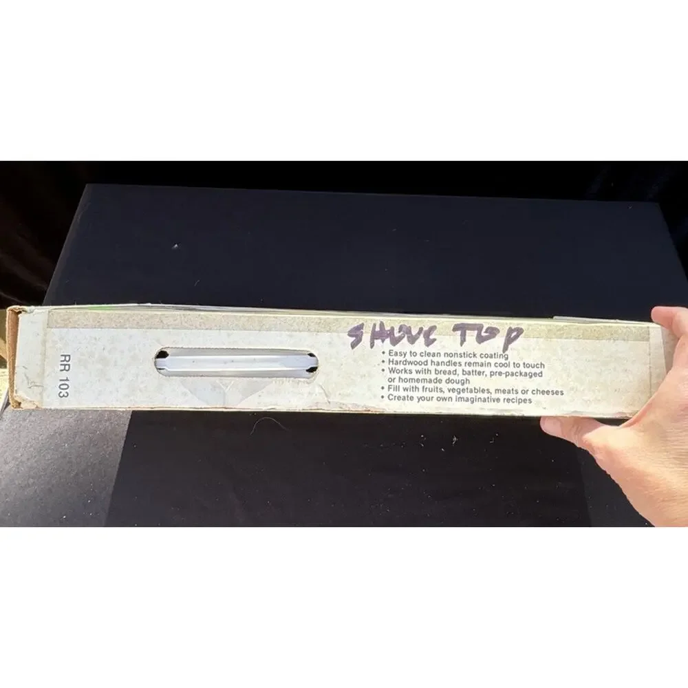Vintage CONTEMPRA STOVE TOP SANDWICH ROLL UP Maker In Original Box